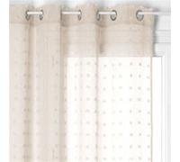 Atmosphera - Voilage Lily - 140 x 240 cm - Couleur lin