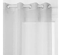 Atmosphera - Voilage modèle Louis - 140 x 240 cm - Gris - Louis Blanc G