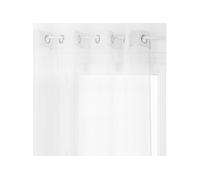 Voilage ""Moly"" blanc 135x240cm - Atmosphera createur d'interieur