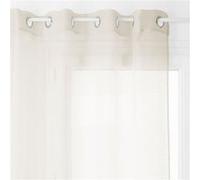 Atmosphera - Voilage Moly - 135 x 240 cm - Couleur lin - Moly Couleur lin G