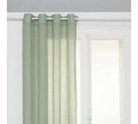 Atmosphera - Voilage paxta 135x240cm Vert céladon