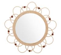 Atmosphera Miroir enfant "Campagne" rotin D38 cm