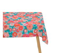 Atmosphera x Cha Cha Pop - Nappe Rectangulaire Bloomorama Multicolore - 240 x 140 cm - Polyester Déperlant - Décoration d'art de la Table pour Intérieur et Extérieur