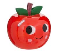 Atmosphera x Cha Cha Pop - Tirelire Pomme d'amour Rouge - 13 x 13 cm - Céramique - Décoration Chambre Enfant