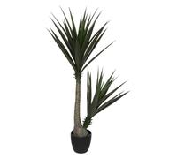 Atmosphera Créateur d'intérieur - Plante Artificielle en Pot "Yucca" 130cm Vert & Noir Vert G