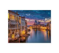 Atmosphère du Soir paisible sur Le Grand Canal, Venise, Italie，Puzzle 1000 Pièces pour Adultes et Enfants, Jouet Éducatif pour Tout-Petits（50x70cm）-B74