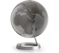 Atmosphere No-0331F5Va-Gb Globe terrestre à vision circulaire argenté 30 cm de diamètre