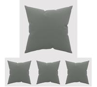 Atmosphère Taie d'oreiller Unie 63x63 cm ZZZ Kaki (Lot de 4)