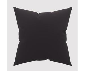 Atmosphère Taie d'oreiller Unie 63x63 cm ZZZ Noir