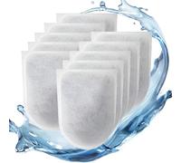 ATMWM Lot de 10 tampons filtrants de rechange avec charbon actif et zéolithes pour cartouches Tetra EasyCrystal d'aquarium - Cartouche filtrante pour Tetra EasyCrystal Pack C600