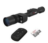 ATN X-Sight 5 LRF Smart Day/Night Hunting Scope X-Trac 5 and SanDisk 64GB Micro SD Card (5-25x)