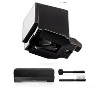 ATN3600LE Kit de stylets de rechange pour platines audio-Technica AT-LP60 AT-LP60X Kit complet avec 3 brosses de nettoyage, pointe conique 0,6 mm, échange direct, aucun outil nécessaire (stylet noir)