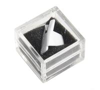 ATN85EP Stylet de rechange pour AT85EP/AT301EP/AT311EP, aiguille de platine elliptique avec construction en acier carbone et ABS, blanc