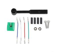 ATN95E Stylet de rechange pour Audio Technica ATLP120USB avec pointe elliptique avec brosse, vis et fils de connexion