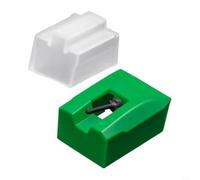 ATN95E Stylet de rechange pour cartouches Audio-Technica AT95E, AT93, AT3400 & AT3450, pointe elliptique japonaise, tige en aluminium, corps ABS, 15 × 12 × 10 mm, vert (vert)