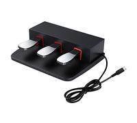 ATNEDCVH 3 pédales pour piano numérique compatibles avec Yamaha P85 P95 P48 P105 P115 Noir