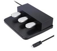 ATNEDCVH 3 pédales pour piano numérique - Unité de pédale à trois pieds compatible avec Yamaha YDP-103, YDP-144, YDP-164, YDP-184, YDP-143, YDP-163 - Noir