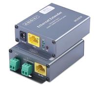 AtNeDcVh Kit répéteur de portée Ethernet, distance d'extension de portée LAN Ethernet 2000 m sur câble réseau RJ45 Cat5e/6/6e - 1000 m sur câble à paire torsadée UTP IP