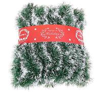 ATNKE 1600CM Décoration Noël Herbe Verte Guirlande, Décoration Vacances Vert Doux pour Une Utilisation Extérieur Intérieur Verdure Artificielle Jardin Ou Fête Mariage, Escaliers, Cheminée/Vert-3