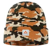 ATNKE Tricot Bonnet Chapeaux Extensible Doux Chaud Quotidien Hiver Menotté Casquette Crâne Cadeaux pour Hommes et Femmes/Camouflage Yellow