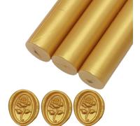 Atobpp Lot de 10 bâtonnets de cire pour pistolet à colle Doré