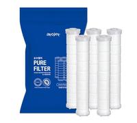 Atojet Filtres de rechange pour pommeau de douche inspirés de la culture de beauté coréenne | Charbon pur (5 filtres) - Compatible avec Atojet AJ8200MC (AJ8200MC-FLT-5PC)