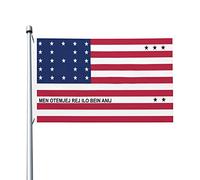 Atoll De Bikini Double Face Drapeaux Avec Œillets Drapeau Décoratif Bannière Pour Fête Balcon Pelouse 90X150Cm