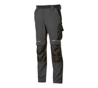U-Power Pantalon de travail ATOM – coupe slim stretch déperlant – Gris L