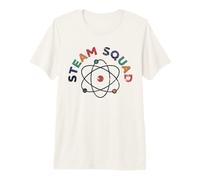 Atom Steam Squad - G es Sciences, de la Technologie, de l'ingénierie, des Arts et des mathématiques T-Shirt Haut de Gamme