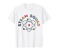 Atom Steam Squad - G es Sciences, de la Technologie, de l'ingénierie, des Arts et des mathématiques T-Shirt Graphique avec Valeur