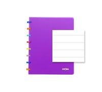 Atoma écriture Tutti Frutti ft A5, ligné, violet transparent