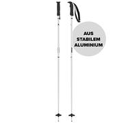 ATOMIC Bâtons de Ski Cloud, Blanc, Longueur : 125 cm, Aluminium de qualité, Poignées ergonomiques pour Une Meilleure Prise en Main, Rondelles de 60 mm, pour débutants