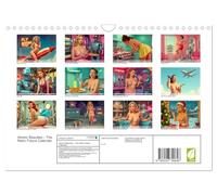 Atomic Beauties - The Retro Future Calendar (Wandkalender 2026 DIN A4 quer), CALVENDO Monatskalender: Ein glamouröser Retro-Futurismus-Kalender, in ... auf die funkelnde Welt des Atompunk treffen.