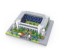 Atomic Building Modèle D’Architecture À Construire avec des Mini-Blocs, Design Réaliste De Terrain De Football. Collection des Stades D’Élite du Monde. Stade De Football À Madrid, Espagne.