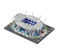 Atomic Building Modèle D’Architecture À Construire avec des Mini-Blocs, Design Réaliste De Terrain De Football. Collection des Stades D’Élite du Monde. Stade De La Ville De Manchester, Royaume-Uni.
