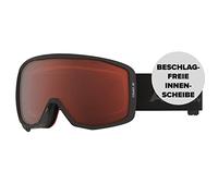 Atomic Count JR Orange Masque De Ski Pour Enfants Noir, Monture Live Fit Confortable, Meilleure Visibilité Dans Toutes Les Conditions, Compatible Avec Des Lunettes De Vue