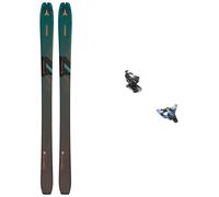 Atomic - Fixations de Ski de randonnée - Pack Backland 95 Petrol/Grey/Orange 2025 en Aluminium - Gris Gris 177 cm