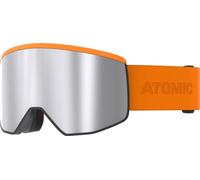 ATOMIC Four Pro HD Masque De Ski Orange, Lunettes De Ski Aux Couleurs Contrastées, Lunettes De Snowboard Haute Qualité, Monture Live Fit, Masque Pour Porteurs De Lunettes
