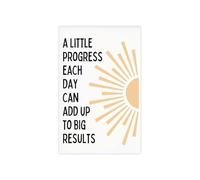 Atomic Habits Progress Poster Better Every Day Quote for Office Wall-Art Goal Tracking System for Home Office and Gym(Framed,16x24inch(40x60cm))