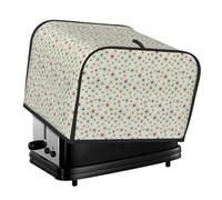 Atomic Housse de protection pour grille-pain 4 tranches Motif étoiles rétro Étanche à la poussière