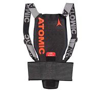 ATOMIC Live Shield JR - Protection dorsale pour enfants et adolescents - Protection légère et respirante - Liberté de mouvement illimitée (La couleur de la ceinture peut varier // Noir/Orange)