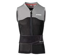 Atomic Live Shield Vest M Gilet De Protection De Qualité Supérieure, Femme, Noir/Gris, Taille S, Système De Mousse Multi Density, Léger Et Respirant, Liberté De Mouvement Illimitée
