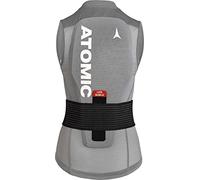 Atomic Live Shield Vest W Gilet De Protection De Qualité Supérieure, Femme, Gris, Taille S, Système De Mousse Multi Density, Léger Et Respirant, Liberté De Mouvement Illimitée