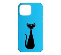 Atomic Lunettes œil de Chat Noir Coque pour iPhone 16 Pro Max