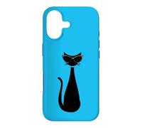 Atomic Lunettes œil de Chat Noir Coque pour iPhone 17