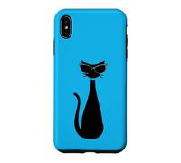 Atomic Lunettes œil de Chat Noir Coque pour iPhone XS Max