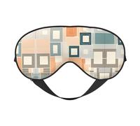 Atomic Masque de sommeil doux et confortable avec sangle réglable en tissu respirant pour la maison, les voyages, le camping et plus encore