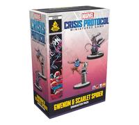 Atomic Mass Games Marvel : Crisis Protocol Gwenom & Scarlet Spider - Libérez les héros de l'univers alternatif ! Jeu de super-héros de table, à partir de 14 ans, 2 joueurs, 90 minutes de temps de jeu,