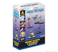 Atomic Mass Games | Marvel: Crisis Protocol Uncanny Telepaths & Telekinetics | Extension De Personnages, Cinq Figurines Détaillées, Tactiques Psychiques Mutantes, Âge 14+ | 2 Joueurs | 90 Minutes