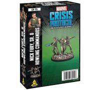 Atomic Mass Games Mcp: Figurine Nick Fury Sr & Les Commandos Hurlants